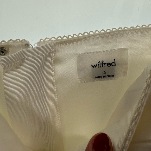 Wilfred White Satin Top - Picture 3 of 5